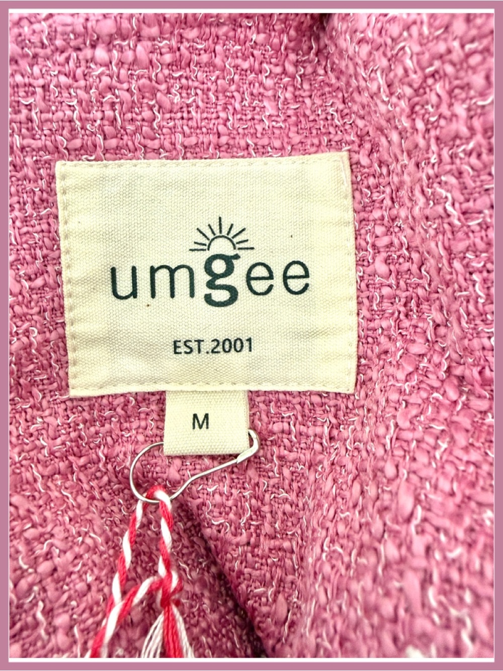 NWT Pink Tweed Mini Bow Shift Dress - Medium - Picture 7 of 9